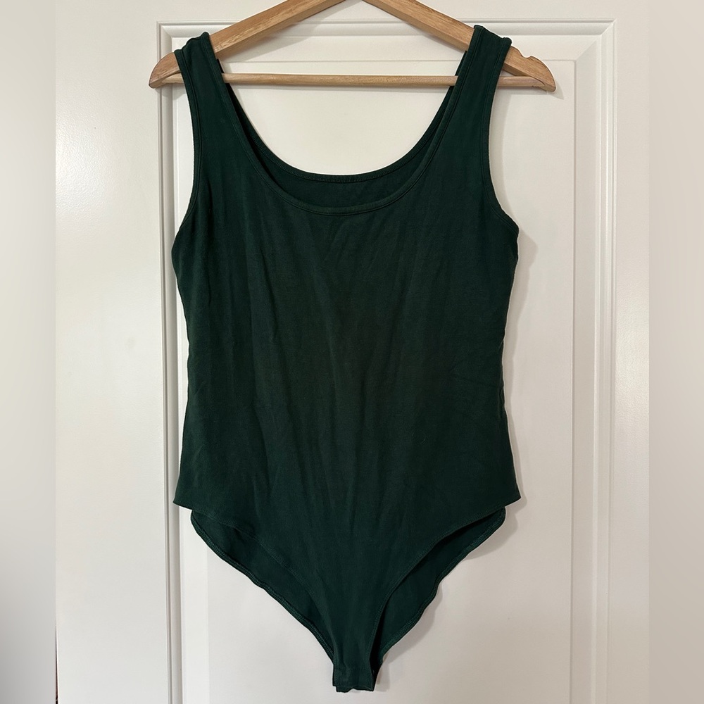 LLike New* Dark Green Bodysuit - Picture 4 of 6